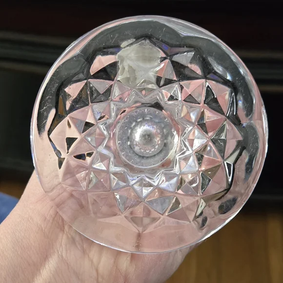 Vintage Lead Crystal Trumpet Vase - Picture 6 of 7